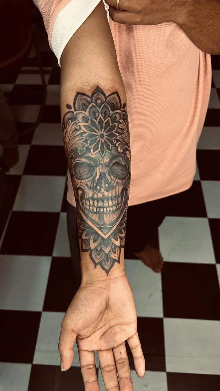 Custom tattoo work, portfolio piece 11 — Rathnam Tattoos Studio, Vijayawada