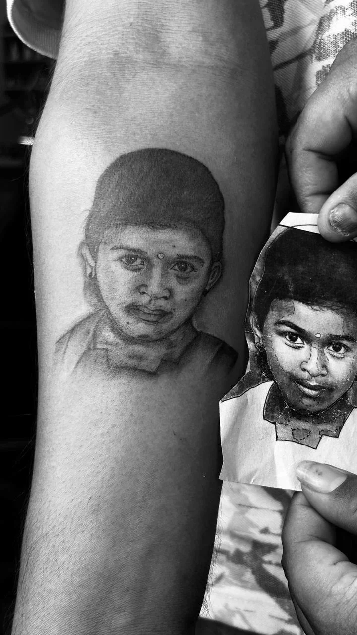 Custom tattoo work, portfolio piece 40 — Rathnam Tattoos Studio, Vijayawada