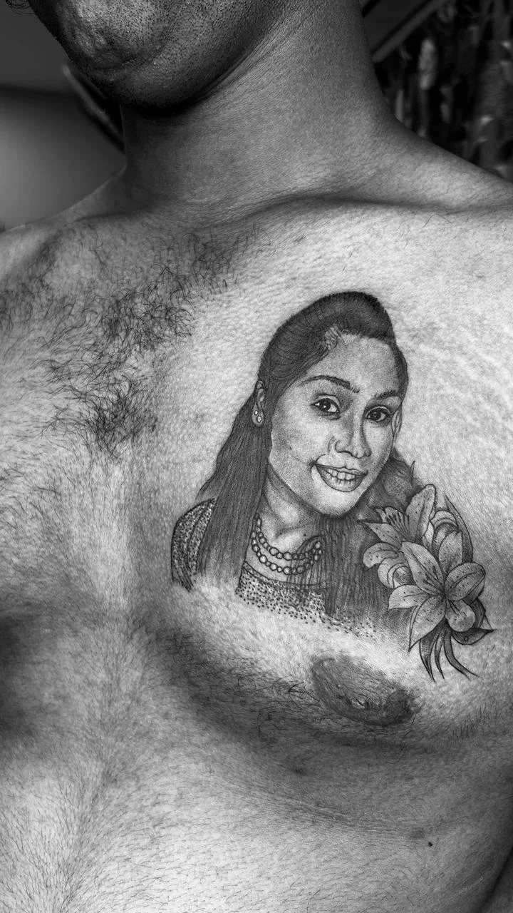 Custom tattoo work, portfolio piece 45 — Rathnam Tattoos Studio, Vijayawada